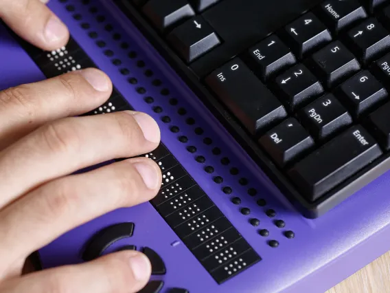 Braille keyboard